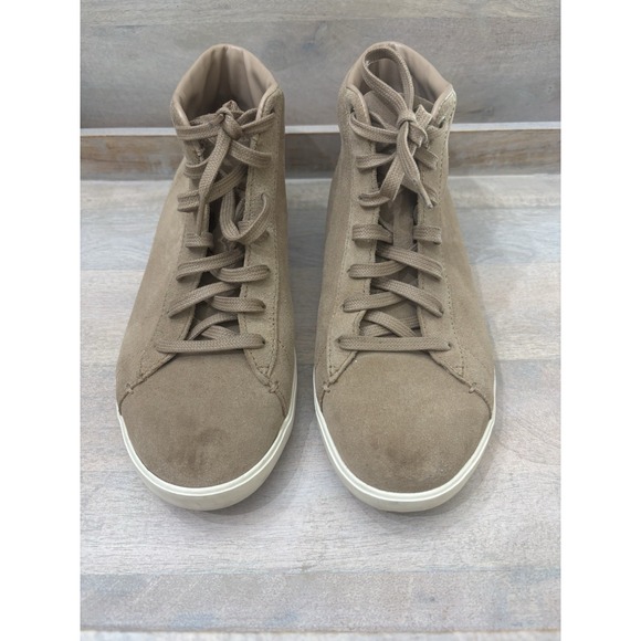 Cole Haan Shoes - Cole Haan Grand.OS Womens 8 B Taupe Tan Suede High Top Sneakers W10089